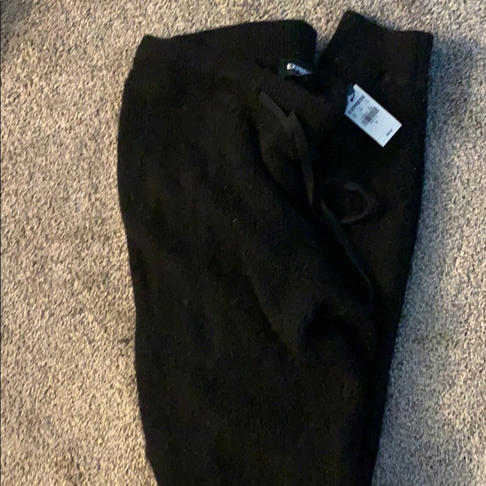Size small black cozy pants NWT